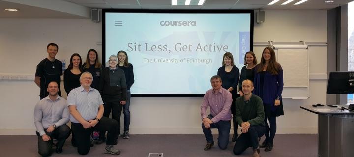 The Sit Less, Get Active MOOC team