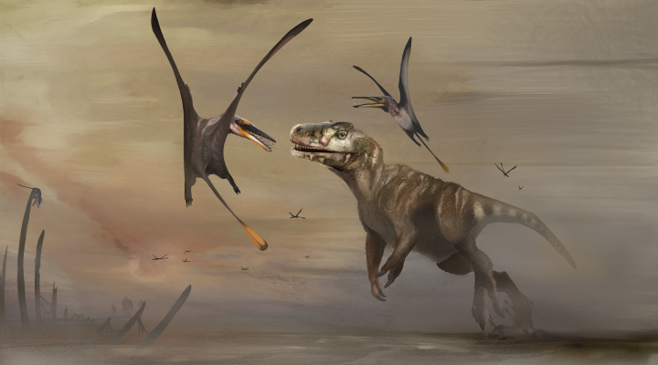 Artist's impression of Skye pterosaur