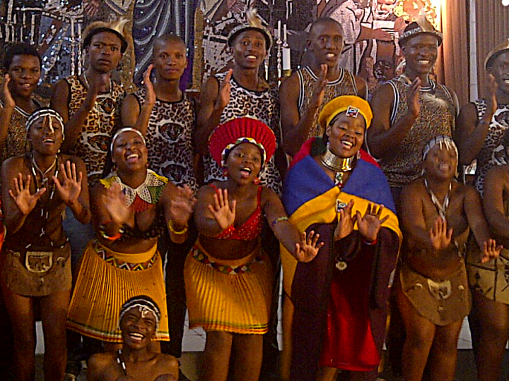 This is a photo of young choir from Soweto