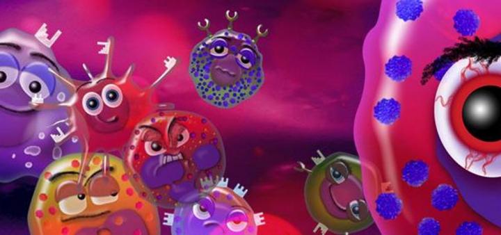 Image of supercytes cartoon