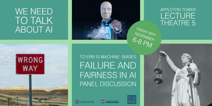 Banner for the 'To Err Is Machine' event