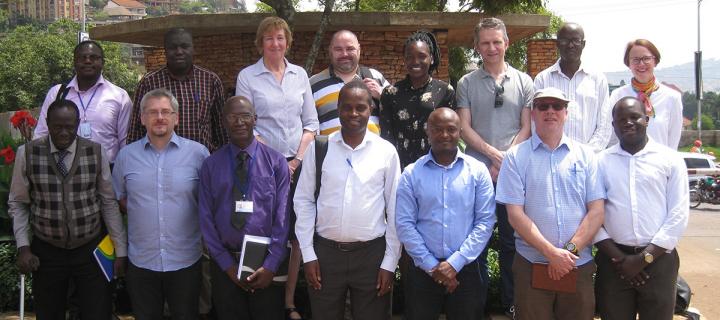Fleming fund fellows in Uganda January 2019