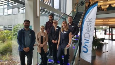 The UniDesk Team at the Conference in UHI in 2018