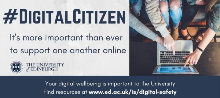 #DigitalCitizen campaign image - "It's more important than ever to support one another online"