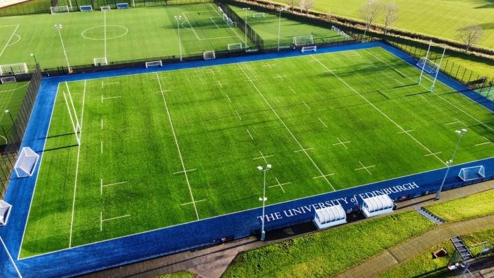 Aerial shot Image of Peffermill 4G pitch