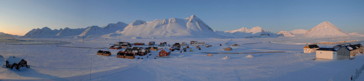 Arctic landscape view