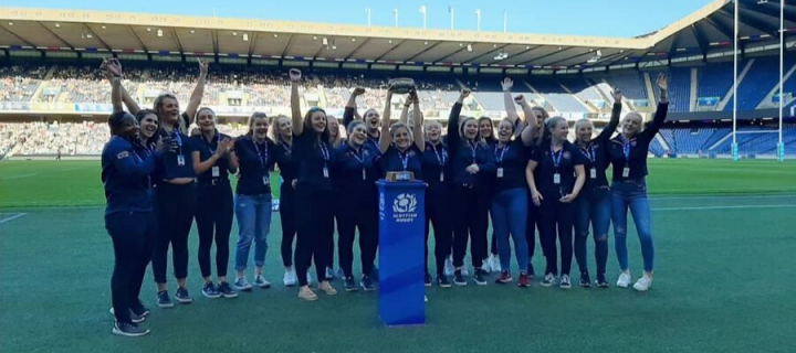 Edinburgh lift the Scottish Varsity Women's trophy