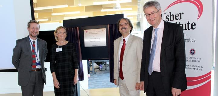 Professor John Ioannidis formally opens the Usher Institute - October 2015