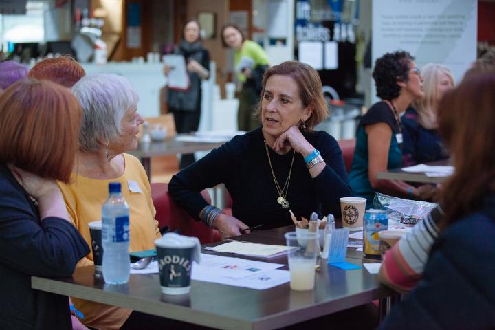 Patron of the Menopause Cafe Kirsty Wark. Photo by Fraser Band.