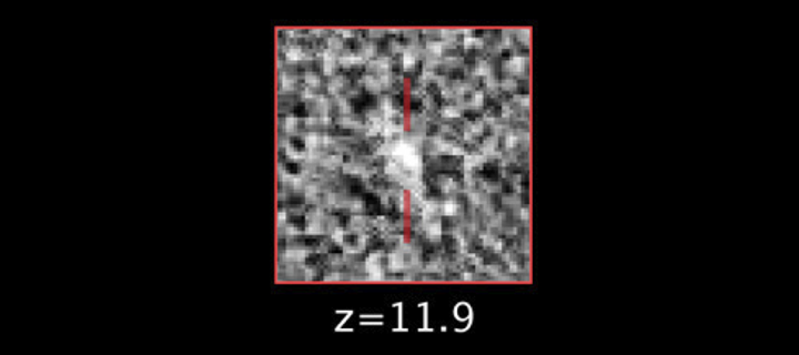 Z=11.9 Early galaxy