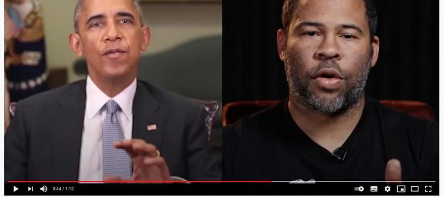 Obama and Jordan Peele - BuzzFeed / Monkeypaw Productions