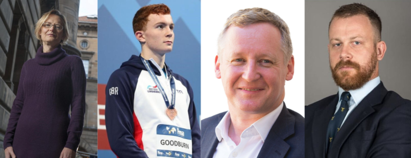 Four people who will receive honorary awards at our winter graduations. 