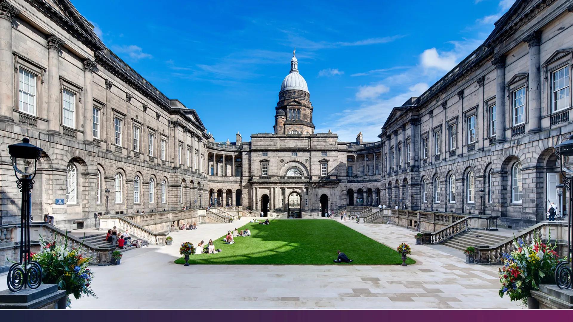 Old College Quad in the sunshine