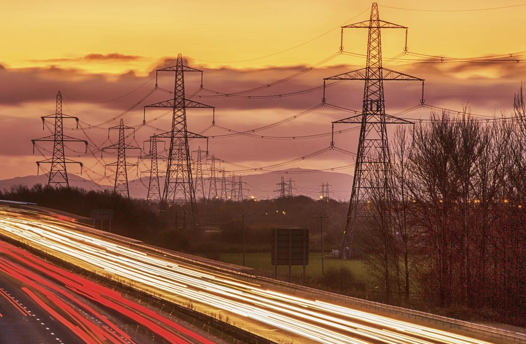 Electricity pylons-GettyImages-Credit- Ashley Cooper