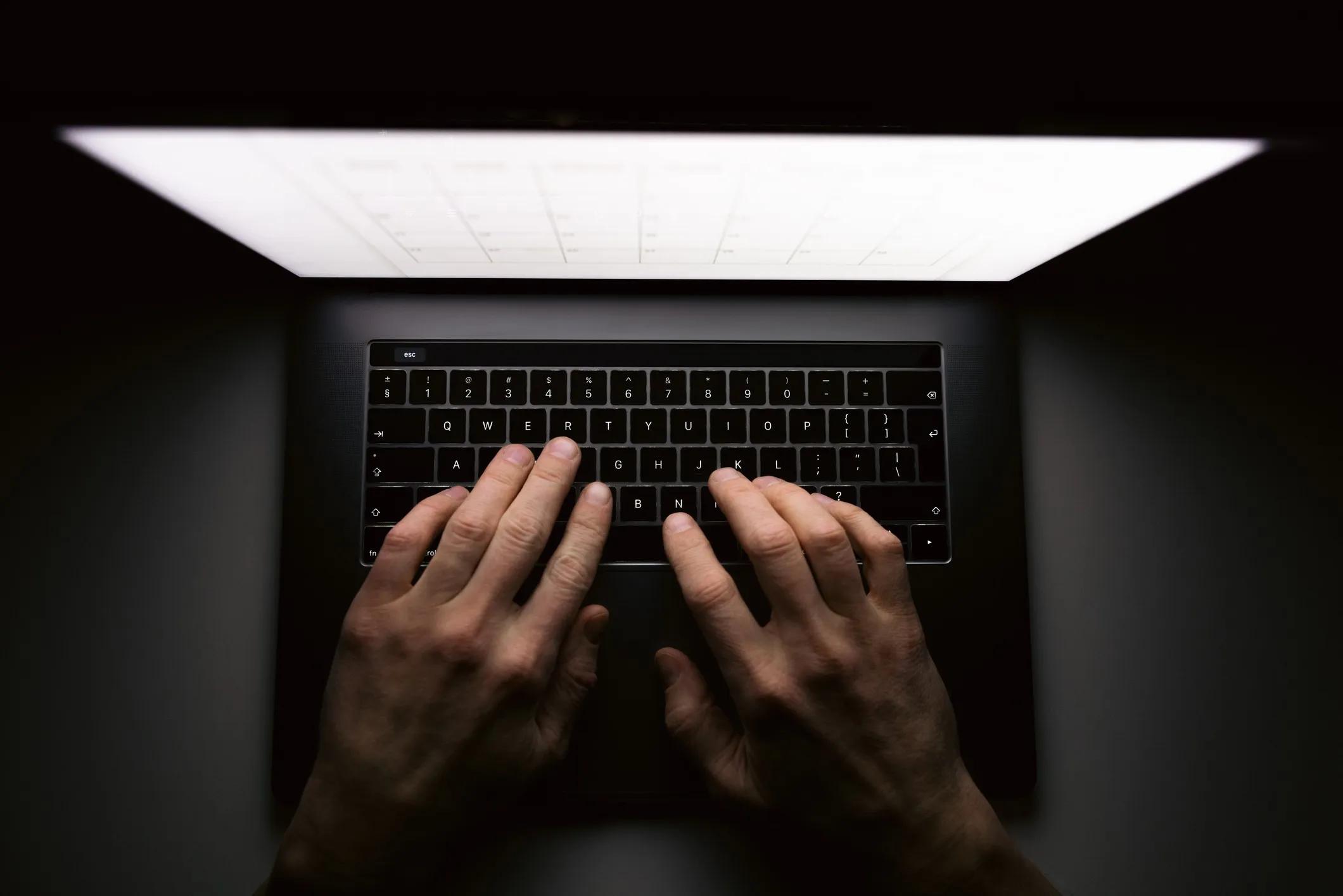 Person using a laptop. Credit- GettyImages