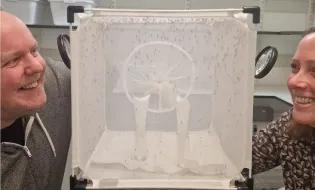 Photo of Dr Aidan O’Donnell and Dr Petra Schneider, winners of the 2025 Tam Dalyell Prize