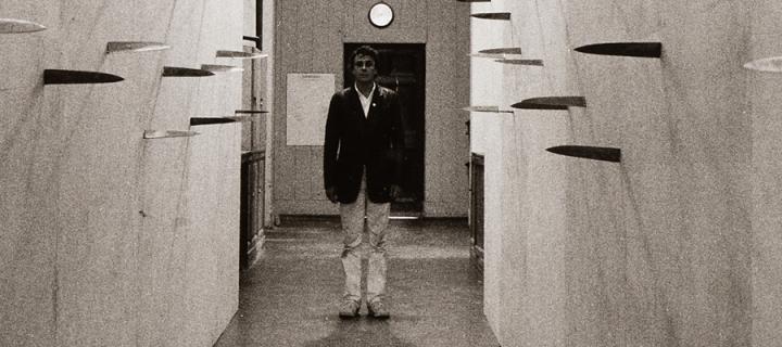 Günther Uecker in his Sharp Corridor at ECA (August 1970). Photo 