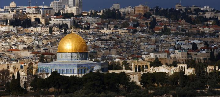 The holy city Jerusalem