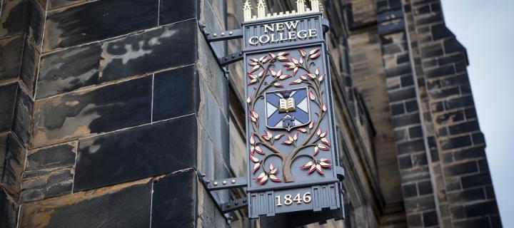 Colour Image of the New College Sign 