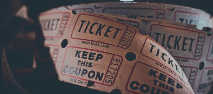 old fashioned tickets