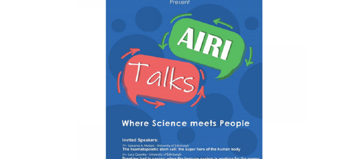 Image of poster for AIRI talks