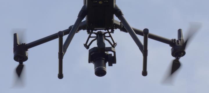 P1 camera on M300 drone in flight