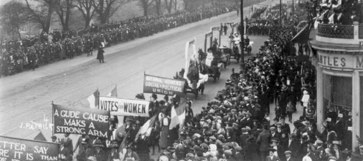 The Great Procession and Women's Demonstration 1909