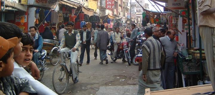 An Indian street scene
