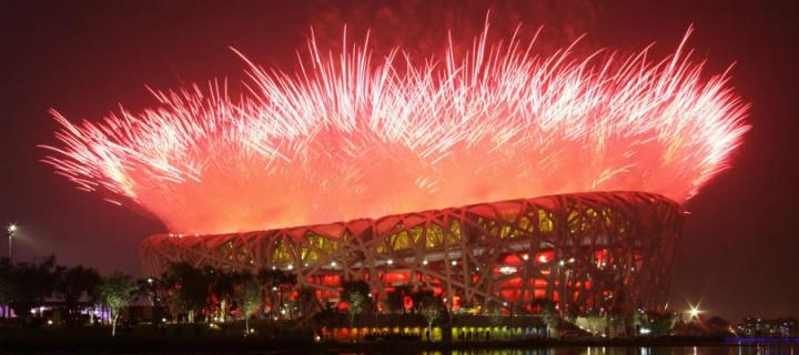 Beijing Olympics Ceremony Fireworks