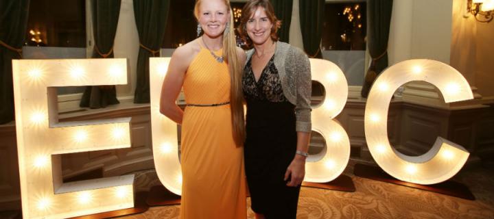 Katherine Grainger and Polly Swann at the Boat Club anniversary