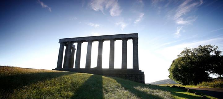 National Monument of Scotland on Calton Hill