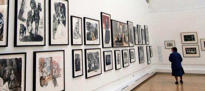 Gallery showing art