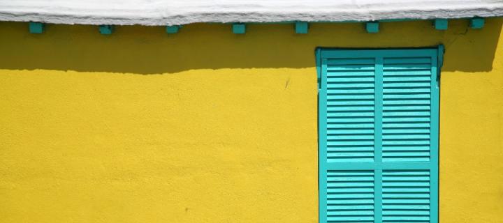 Colourful Caribbean house
