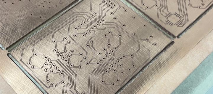 Circuit board made with CNC