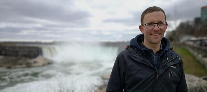 Dan MacQueen at the Niagara Falls