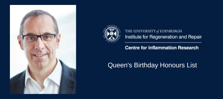 Queen's Birthday Honours List - with headshot of Professor David Kluth