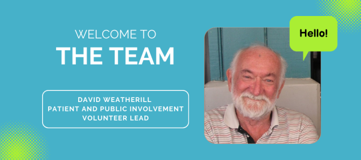 David Weatherill joins the Asthma UK Centre for Applied Research as Patient and Public Involvement Volunteer Lead
