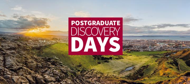 Postgraduate Discovery Days provide a general introduction to postgraduate study at Edinburgh