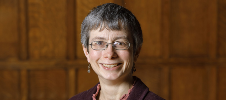 Colour head and shoulders photo of Professor Rachel Muers