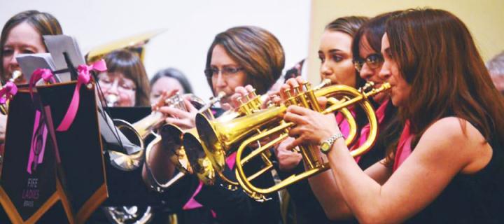 Fife Ladies' Brass Band plays to success