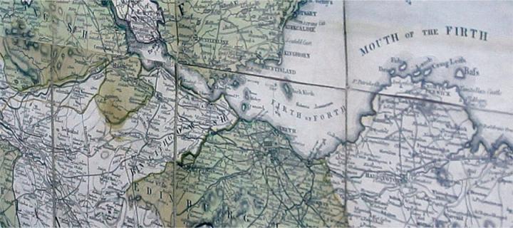 Old map of Scotland