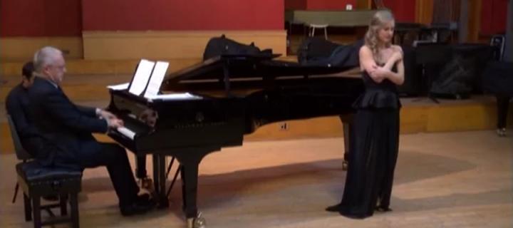 Soprano Olga Ivakina and Timothy Dean on piano