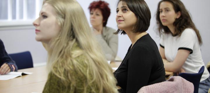 Students in a seminar