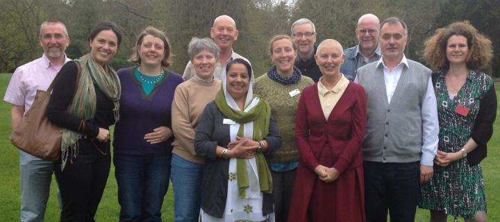 Photograph of some of our Honorary Chaplains Team at the Botanic Gardens in Edinburgh