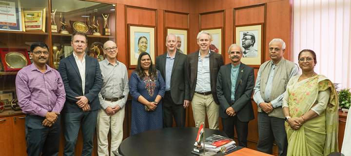 Delegation who went on the IIT Kharagpur faculty visit