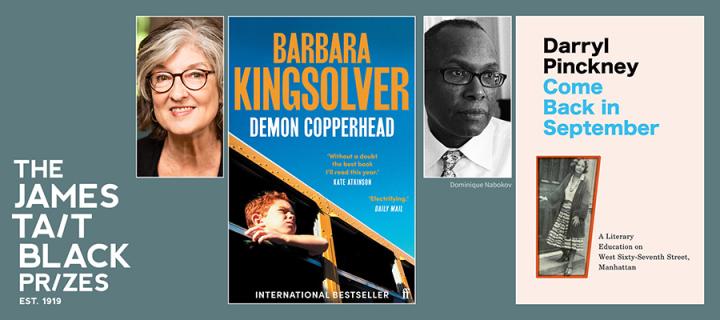 headshots and book jackets of Barbara Kings Solver and Darryl Pinckney