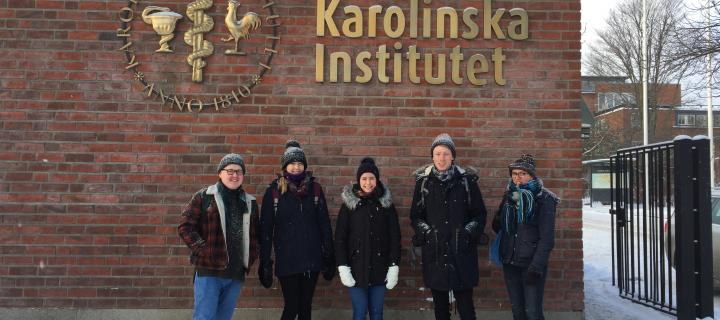 Precision Medicine students at the Karolinska Institute