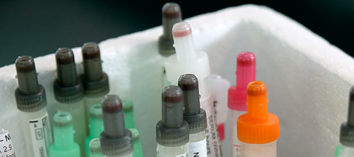 Image of various medical vials
