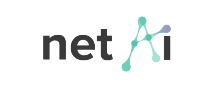 Net ai logo, white background
