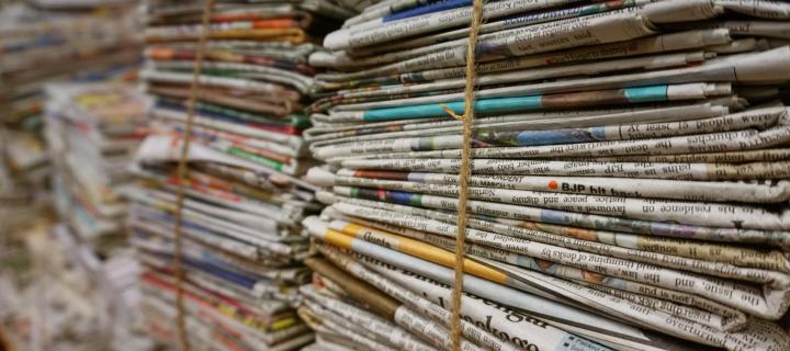 Stock image of Newspapers